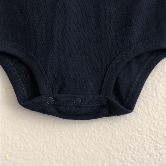 NWT OshKosh B’Gosh Navy Polo Onesie - Picture 3 of 5